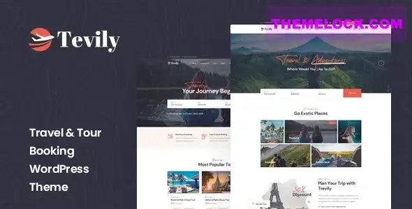 Tevily v1.2.7 全面评测：一款功能丰富的旅游预订 WordPress 主题，可实现无缝在线预订