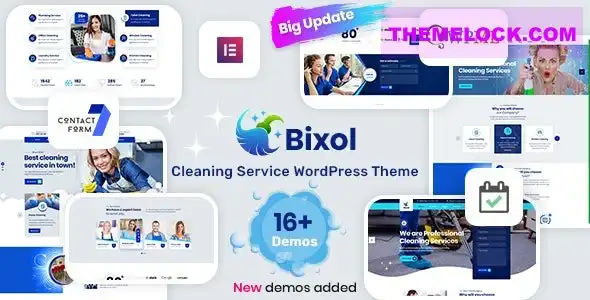 Bixol v1.7.1 全面评测：一款面向清洁服务企业的尖端 WordPress 主题