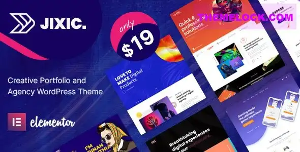 Jixic v1.7创意作品集和代理机构WordPress主题深度评测及性能分析
