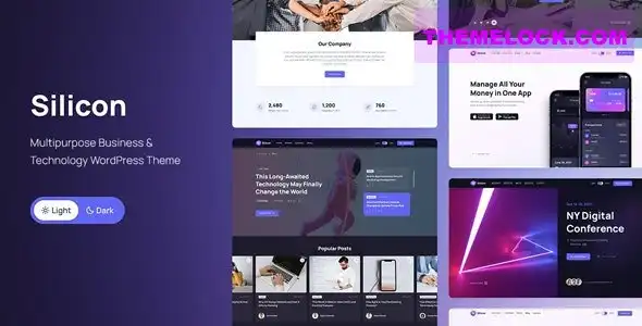 Silicon v1.6.8 多用途科技 WordPress 主题深度评测及性能分析