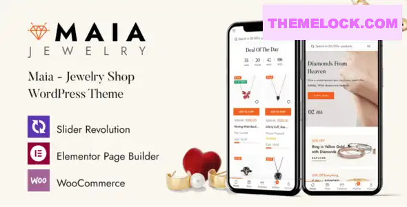 Maia v1.0.17 珠宝店 WordPress 主题评测：在线珠宝商店功能、性能和设计的全面分析