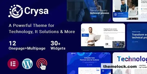 Crysa v2.0 IT Solutions WordPress 主题功能、性能和自定义选项全面评测