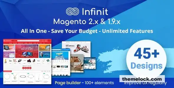 Infinit v1 6 6 多用途响应式 Magento 2 和 1 主题全面评测及性能分析