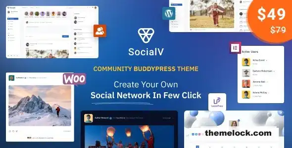SocialV v2.0.16 深度评测：一款综合性的社交网络和社区 BuddyPress 主题分析