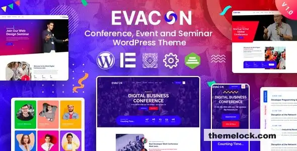 Evacon v1.0.10 活动和会议 WordPress 主题深度评测及功能、性能和用户体验全面分析