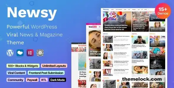 Newsy v2.5.4 病毒式新闻和杂志 WordPress 主题全面评测：功能、性能和易用性详细分析