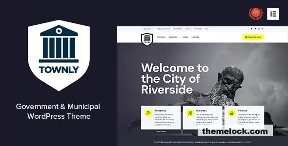 Townly v1.2 政府和市政 WordPress 主题全面评测与分析