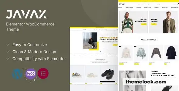 Javax v1.0.3 Elementor WooCommerce 主题性能特性和易用性深度评测