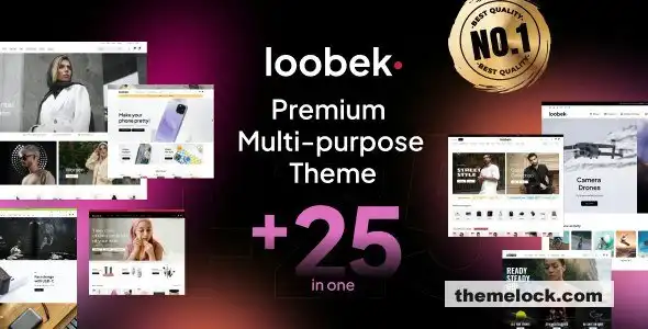 Loobek v1 2 3 Elementor 多用途 WooCommerce 主题深度评测及性能分析