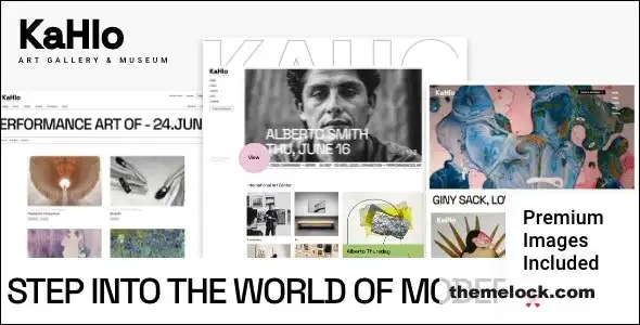 Kahlo v1.2 艺术画廊和博物馆主题综合评测及现代网页设计和用户体验性能分析
