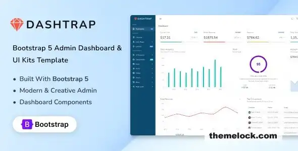 Dashtrap Bootstrap 5 管理后台和 UI 套件全面评测及功能分析