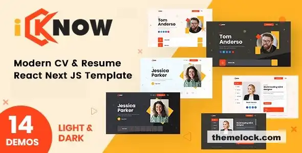iKnow个人作品集React NextJS模板功能、性能和自定义选项的全面评测