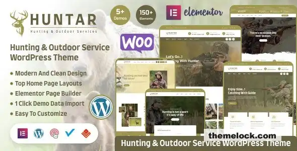 Huntar v1.0 户外狩猎 WordPress 主题深度评测及性能分析
