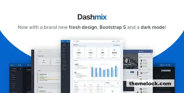 Dashmix v5.8 Bootstrap 5 管理后台模板和 Laravel 10 Starter Kit 全面评测及性能分析