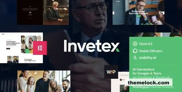 Invetex v2.0 商业咨询投资 WordPress 主题，支持 RTL 语言，全面评测与分析
