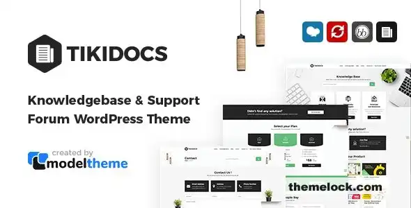 Tikidocs v2.2.3 知识库和支持论坛 WordPress 主题（支持 RTL 语言）深度评测与分析