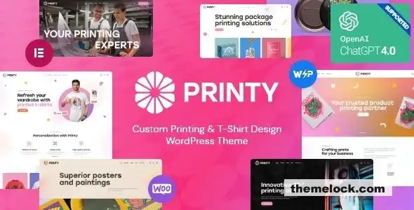 Printy v1.3 定制印刷和T恤设计 WordPress 主题深度评测及性能分析