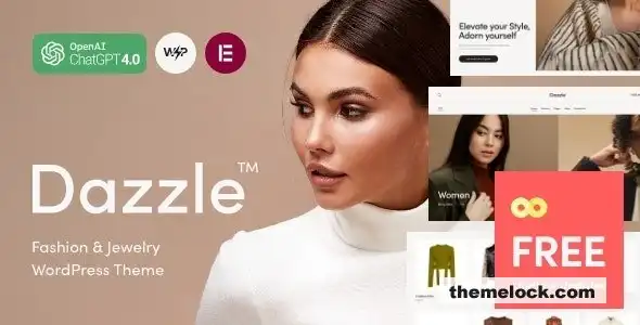 Dazzle v1.0.4 全面评测：一款时尚且功能强大的 WordPress 主题，专为时尚和珠宝爱好者打造