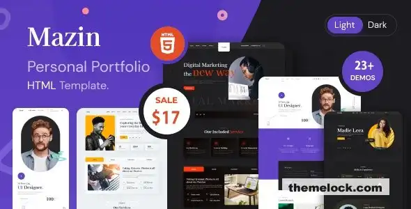 Mazin个人作品集HTML模板：功能、性能和自定义选项的全面评测与深入分析