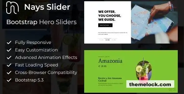 Nays Slider Bootstrap 图片滑块综合评测及性能分析