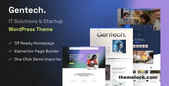 Gentech v1.0.0 IT解决方案和初创企业WordPress主题：功能、性能和自定义选项的全面评测