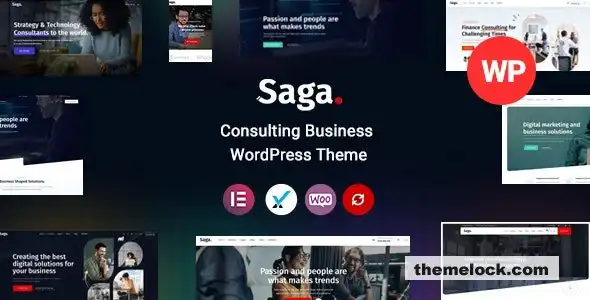 Saga v2.4 商业咨询 WordPress 主题深度评测及性能分析