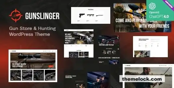 Gunslinger v1.0 WordPress 主题评测：全面剖析这款枪支商店和狩猎网站解决方案
