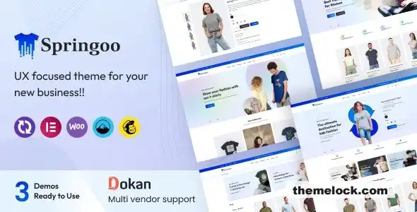 Springoo v1.0.4 时尚T恤 WooCommerce WordPress主题深度评测及性能分析