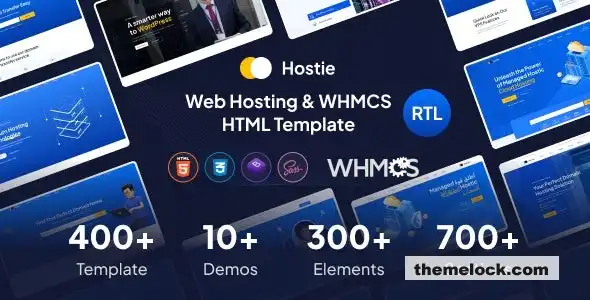 Hostie：面向现代企业的网站托管和 WHMCS HTML 模板的全面评测
