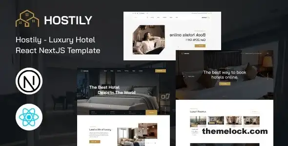 Hostily Luxury Hotel React NextJS 模板深度评测及性能分析