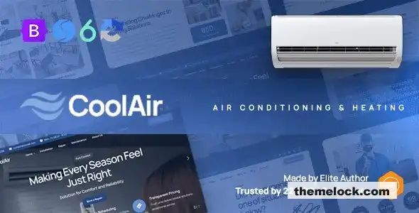 CoolAir：一款面向空调和供暖企业的优质HVAC网站模板的全面评测