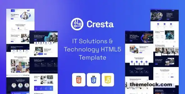 Cresta IT解决方案和技术HTML模板全面评测及性能分析