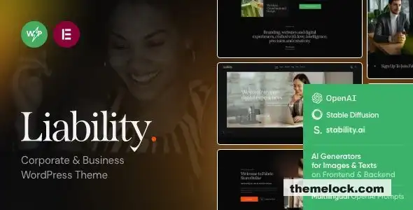 Liability v1.0 保险和金融 WordPress 主题：功能、性能和可用性的全面评测与分析