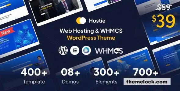 Hostie v1.1.1 网站托管和 WHMCS WordPress 主题深度评测及性能分析