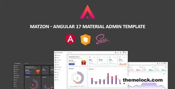 Matzon Angular 17 Material Admin：功能、性能和自定义选项的全面评测