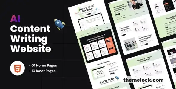 Contis AI Writer 和文案撰写落地页 HTML 模板：功能、性能和设计的全面评测与分析