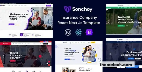 Sonchoy保险公司React Next.js模板全面评测及性能分析