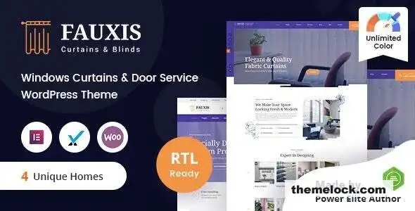 Fauxis v2.0.0 Windows Curtains WordPress 主题（支持 RTL）深度评测及性能分析