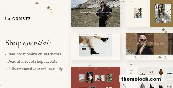 La Comète v1.3 时尚服装店主题深度评测及性能分析