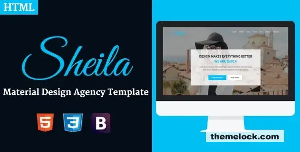 Sheila Material Design Agency 模板功能、性能和自定义选项的深度评测与分析