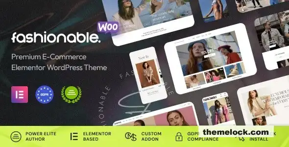 Fashionable v1.0.5 服装 WooCommerce WordPress 主题评测：全面了解您的在线商店的功能、性能和自定义选项