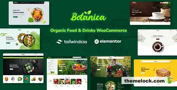 Botanica v1.2.0 食品饮料 Tailwind CSS WooCommerce 主题深度评测及性能分析