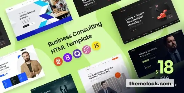 Seargin Business Consulting HTML 模板深度评测与性能分析