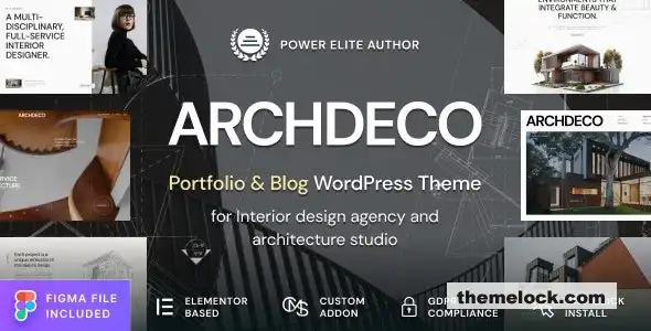 Archdeco v1.0.9 建筑与室内设计机构作品集 WordPress 主题综合评测