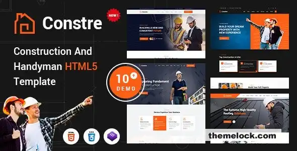 Constre 建筑和维修 HTML5 模板深度评测和功能分析，面向专业建筑商和承包商