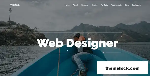 Methail：面向现代专业人士的创意响应式个人作品集模板的全面评测