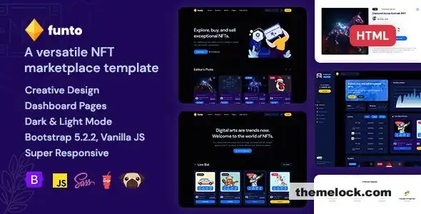 Funto HTML NFT 市场深度评测与分析：功能、性能和用户体验