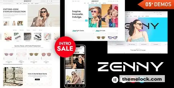 Zenny v1.7.4：面向现代电子商务解决方案的眼镜和眼镜类 Elementor WooCommerce WordPress 主题全面评测