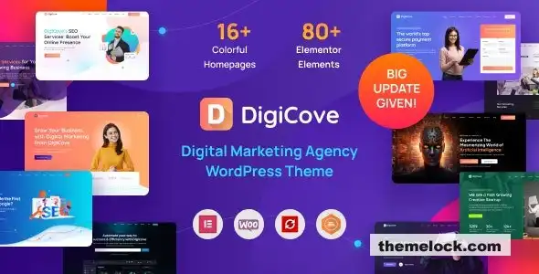 Digicove v1.0.5 全面评测：一款功能强大的 WordPress 主题，适用于数字营销机构