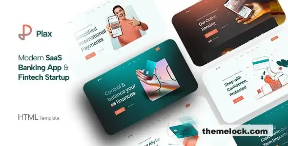 Plax 金融科技初创公司 HTML 模板全面评测及深度分析